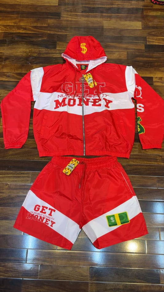 Windbreaker Set Get Money “unisex”