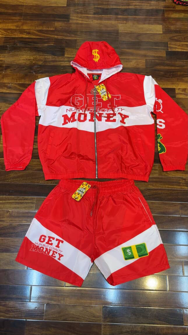 Windbreaker Set Get Money “unisex”