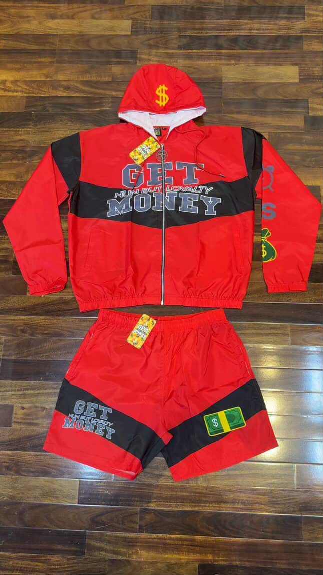 Windbreaker Set Get Money “unisex”